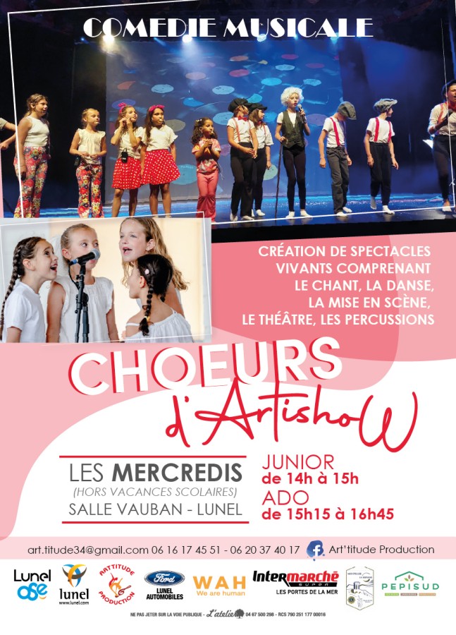 Choeurs d'Artishow : Agenda 2026/2027